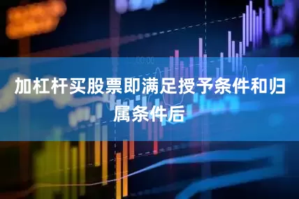 加杠杆买股票即满足授予条件和归属条件后